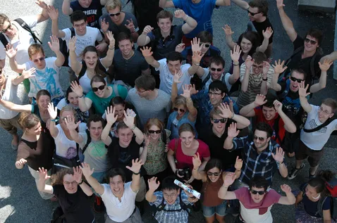 TUMJA class13 beim Kick-Off Wochenende in Berchtesgaden